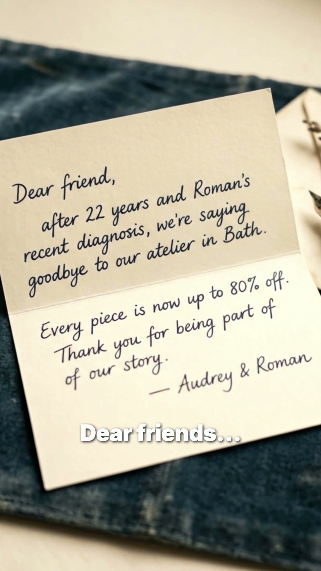 Reading the closing letter